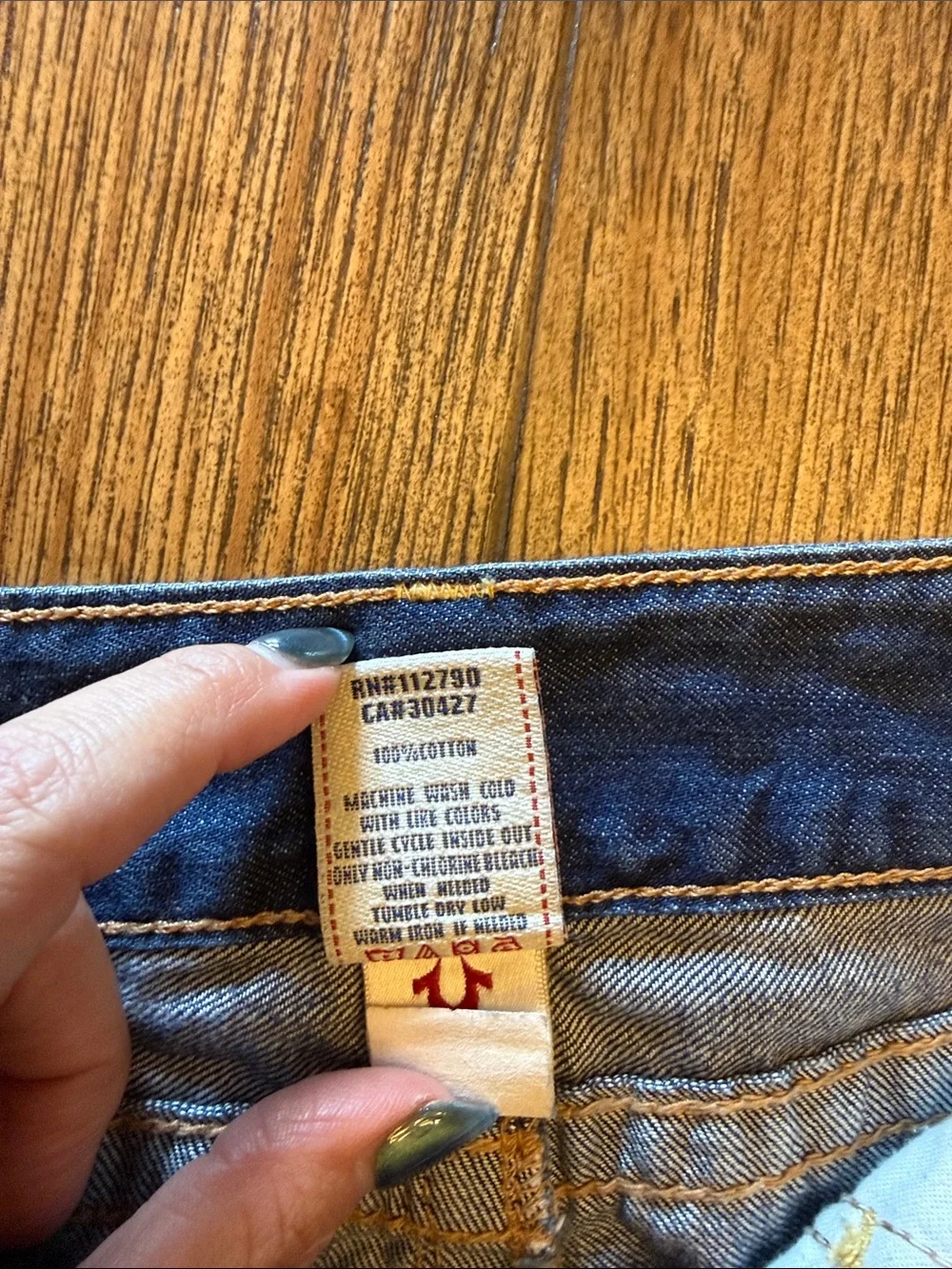 True Religion Sadie Women's Denim Mini Skirt in Medium Blue 2005